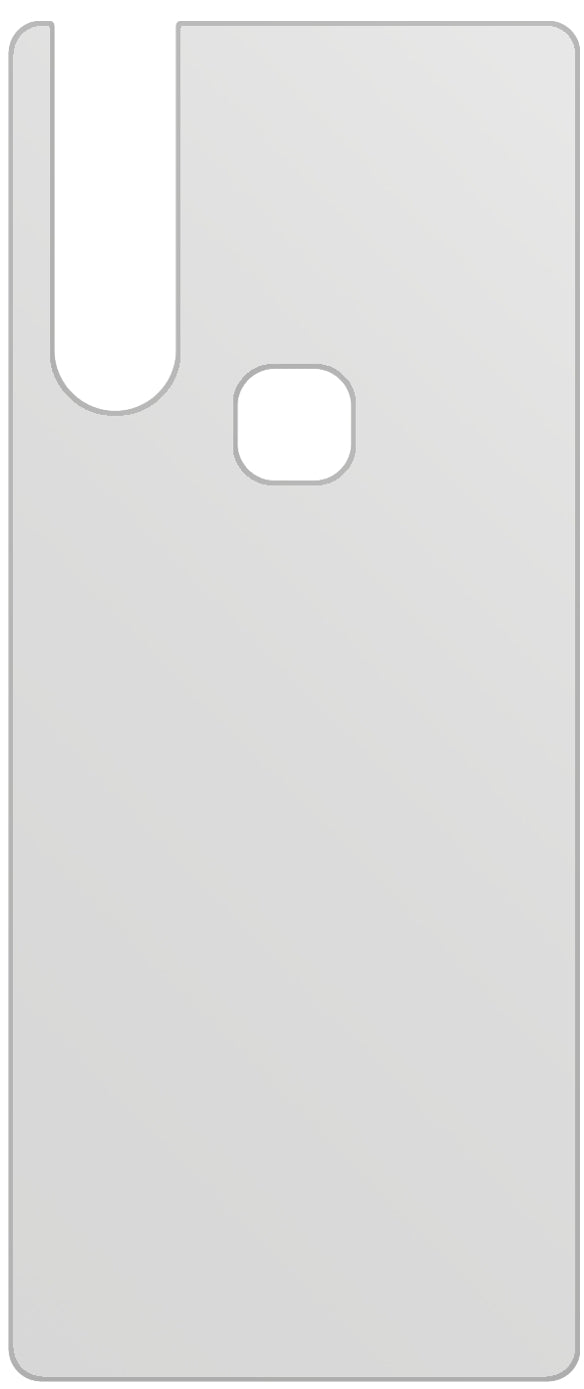 dipos Displayschutz für Vivo V15 Rückseite, mattierte Oberfläche, geringe Dicke und perfekte Passform