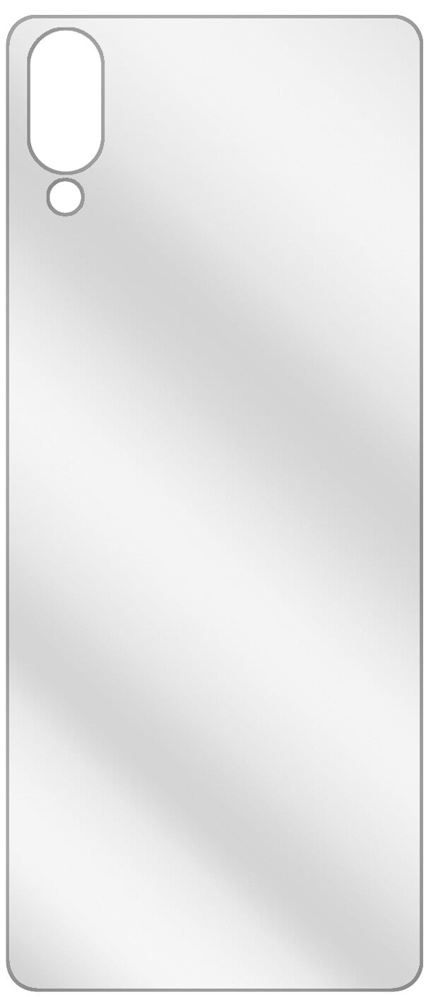 dipos Displayschutz für Vivo X23 Symphony Rückseite, transparente Oberfläche, geringe Dicke und perfekte Passform