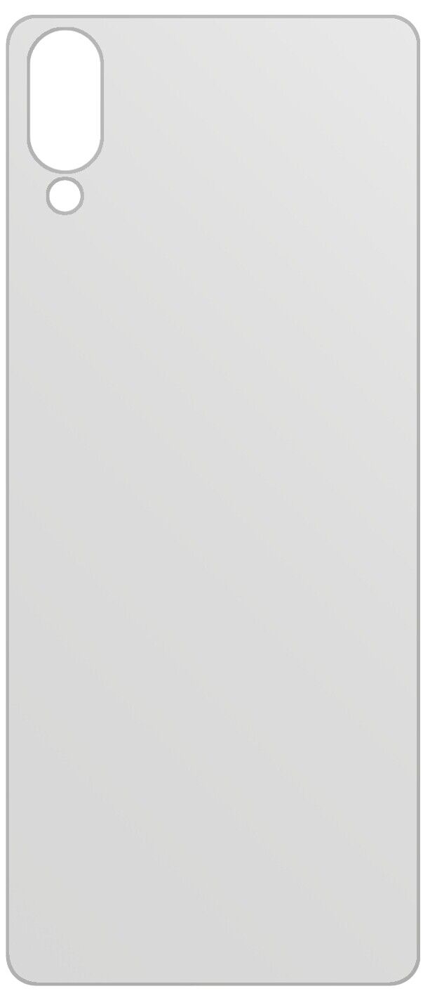 dipos Displayschutz für Vivo X23 Symphony Rückseite, mattierte Oberfläche, geringe Dicke und perfekte Passform