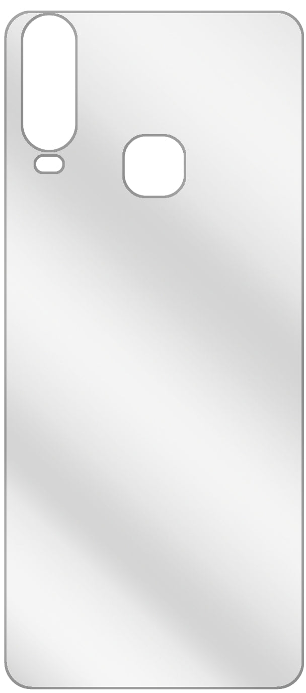 dipos Displayschutz für Vivo Y11 (2019) Rückseite, transparente Oberfläche, geringe Dicke und perfekte Passform