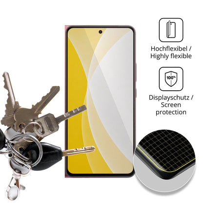 dipos Displayschutz für Vivo Y21d, transparente Oberfläche, geringe Dicke und perfekte Passform
