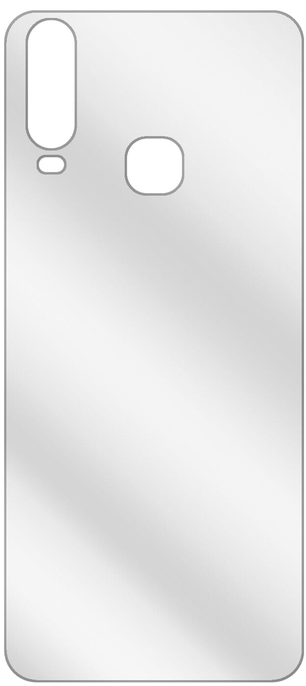 dipos Displayschutz für Vivo Y17 Rückseite, transparente Oberfläche, geringe Dicke und perfekte Passform