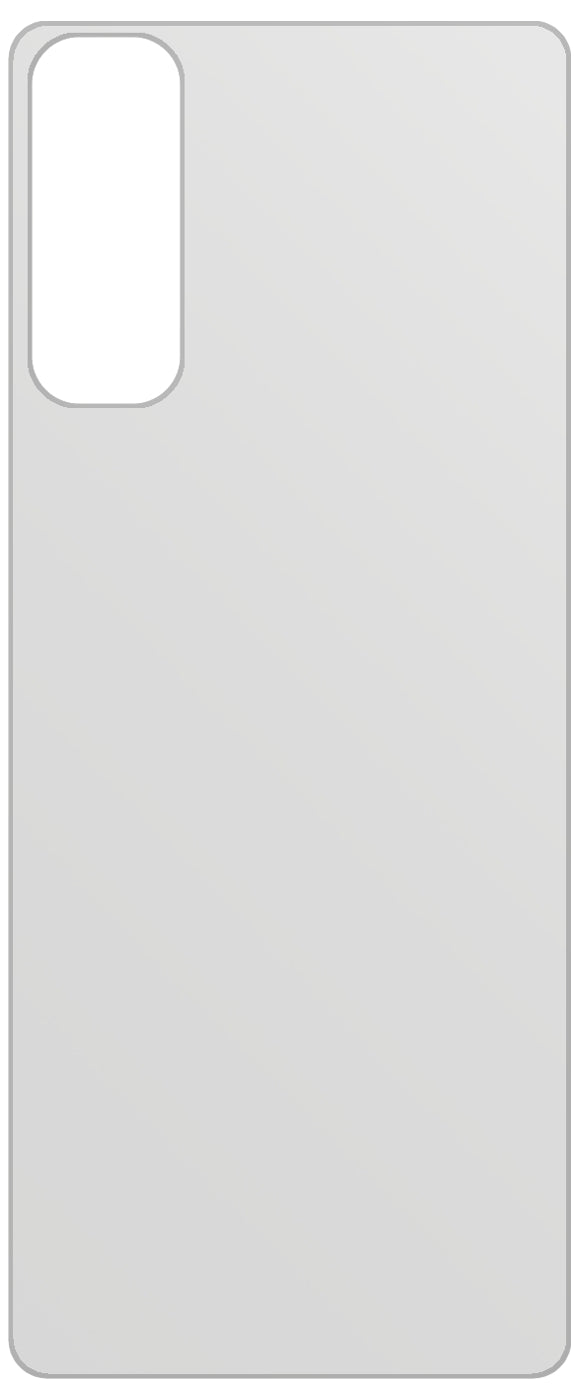dipos Displayschutz für vivo Y50t Rückseite, mattierte Oberfläche, geringe Dicke und perfekte Passform