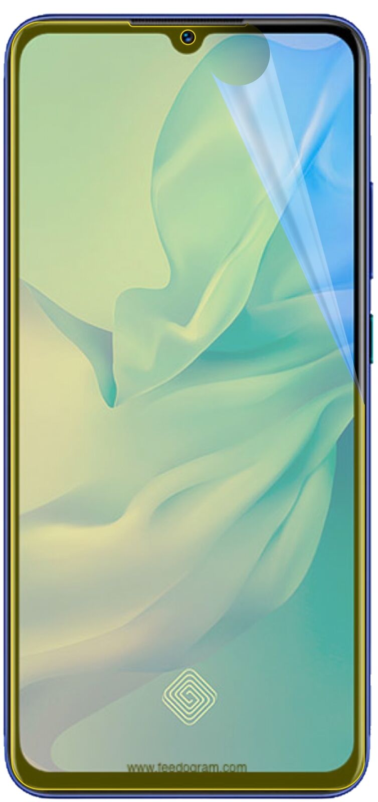 dipos Displayschutz für Vivo Y51 (2020), transparente Oberfläche, geringe Dicke und perfekte Passform