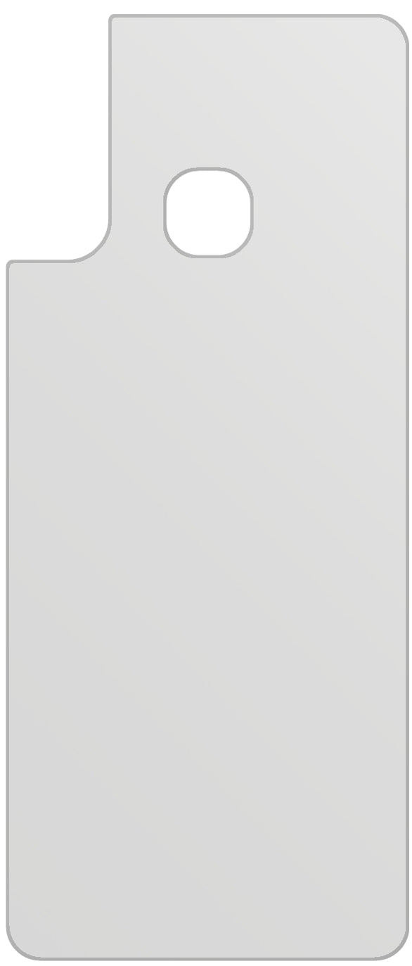 dipos Displayschutz für Vivo Y5s Rückseite, mattierte Oberfläche, geringe Dicke und perfekte Passform