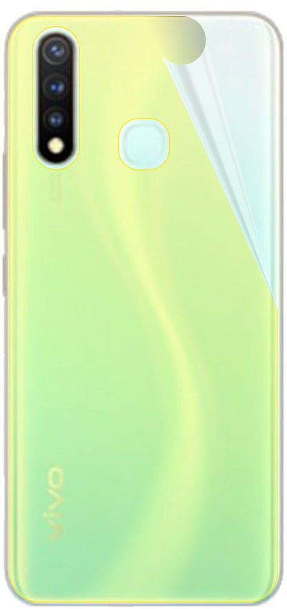 dipos Displayschutz für Vivo Y5s Rückseite, transparente Oberfläche, geringe Dicke und perfekte Passform