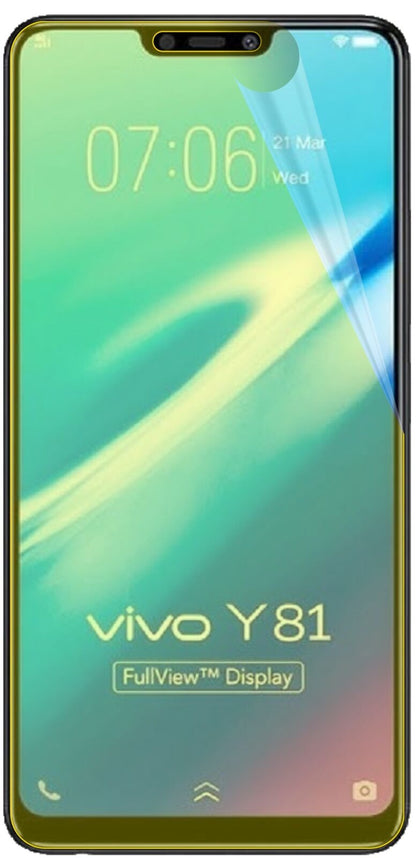 dipos Displayschutz für Vivo Y81, transparente Oberfläche, geringe Dicke und perfekte Passform