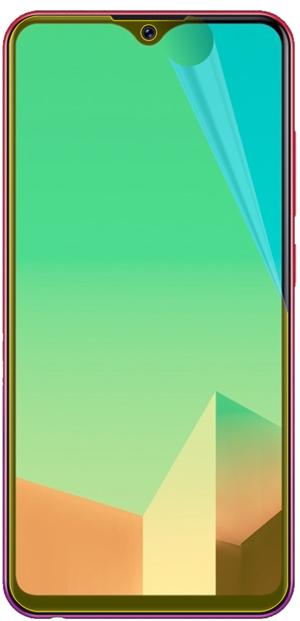 dipos Displayschutz für Vivo Y91 C, transparente Oberfläche, geringe Dicke und perfekte Passform