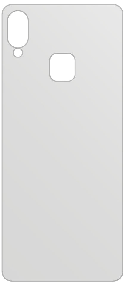 dipos Displayschutz für Vivo U1 Rückseite, mattierte Oberfläche, geringe Dicke und perfekte Passform
