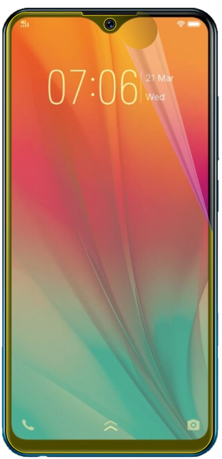 dipos Displayschutz für Vivo Y91C (2020), transparente Oberfläche, geringe Dicke und perfekte Passform