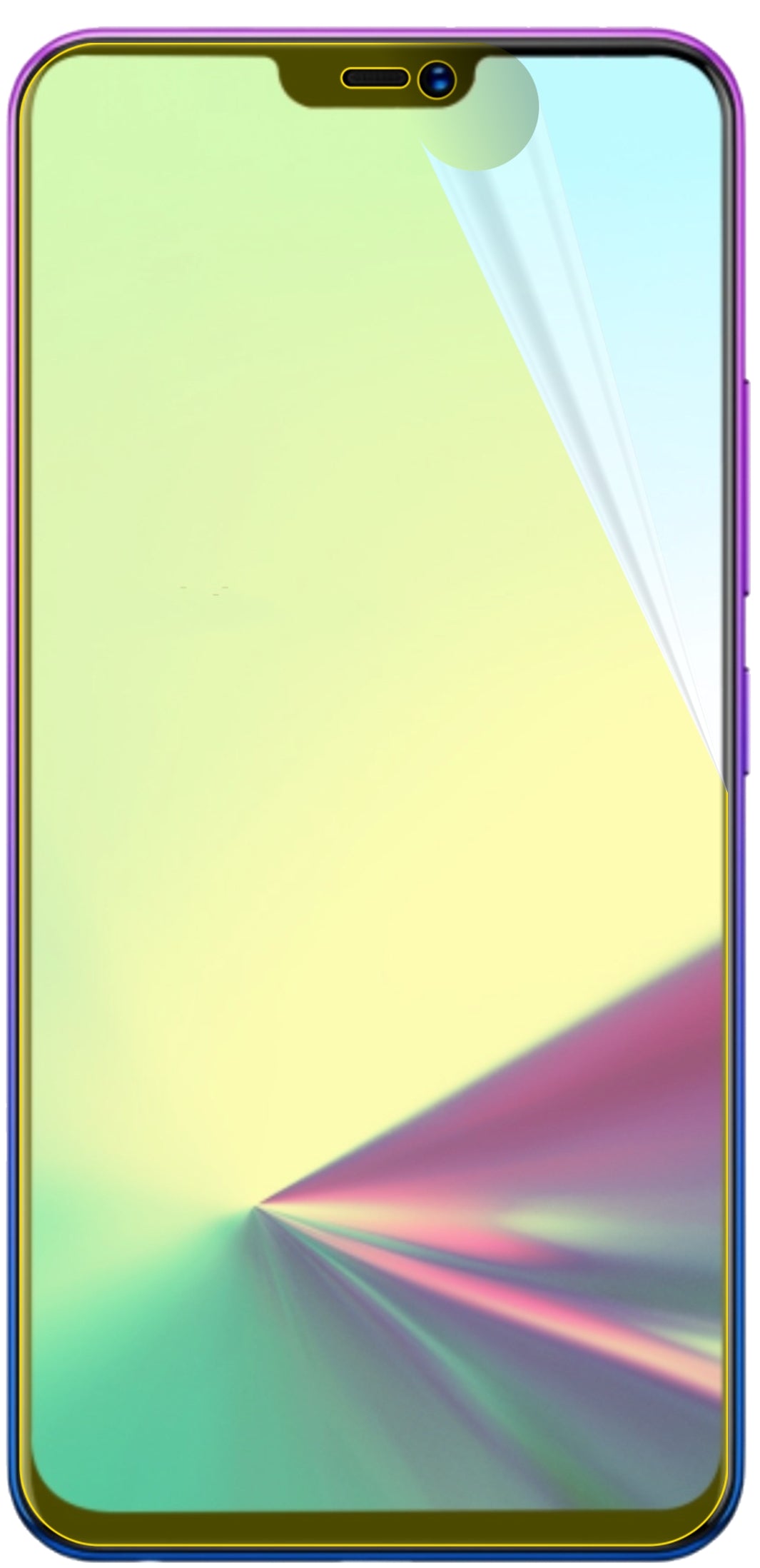 dipos Displayschutz für Vivo Z3x, transparente Oberfläche, geringe Dicke und perfekte Passform