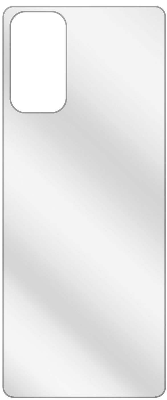 dipos Displayschutz für Vivo iQOO 3 5G Rückseite, transparente Oberfläche, geringe Dicke und perfekte Passform