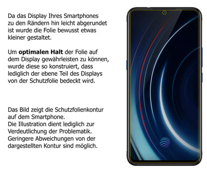 Blickschutzfolie für Vivo IQOO Neo matt Schutzfolie Privacy