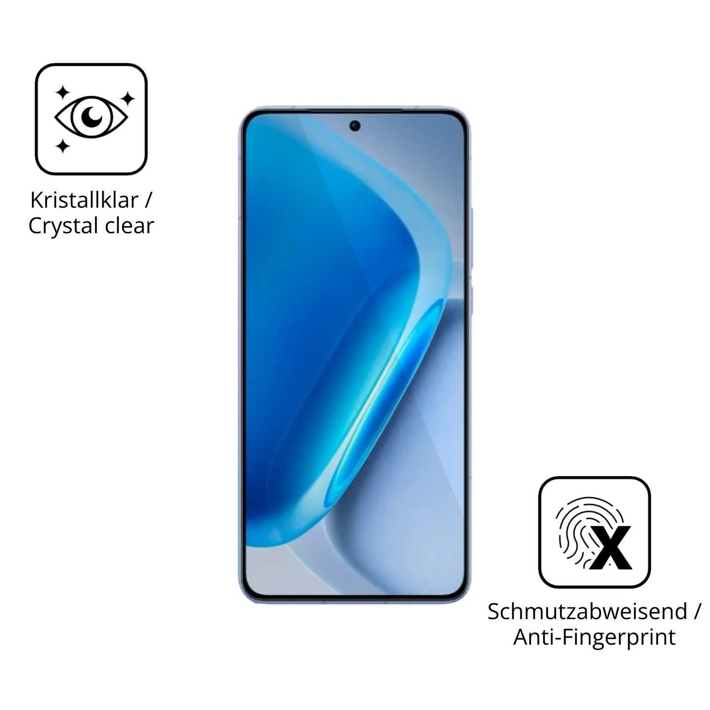 2x 9H Schutzfolie für Vivo Iqoo Neo 11 Panzerfolie