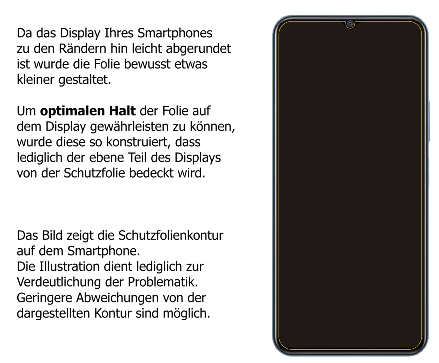 dipos Displayschutz für Vivo iQOO U5, mattierte Oberfläche, robuste Festigkeit und perfekte Passform