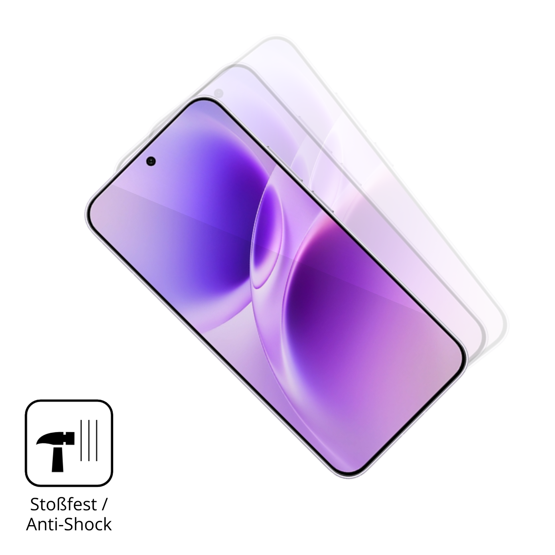 Schutz gegen Kratzer auf dem Vivo S50 Pro mini Glas durch Schlüssel oder Ähnliches