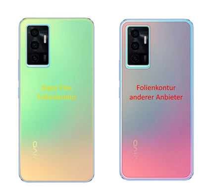 3x Screen Protector for Vivo V23e 5G back Protective Film covers 100% dipos Flex