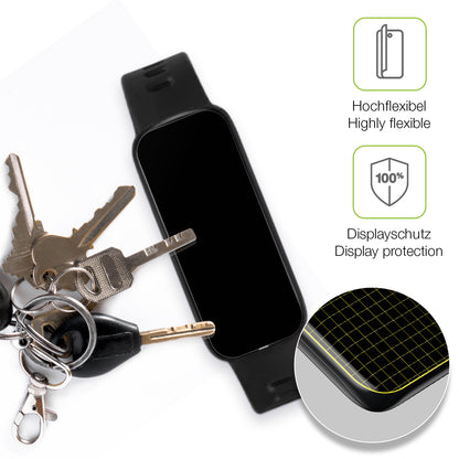 dipos Displayschutz für VivoWatch 6 Aero (HC-C06), transparente Oberfläche, perfekte Passform auch für die Rundungen
