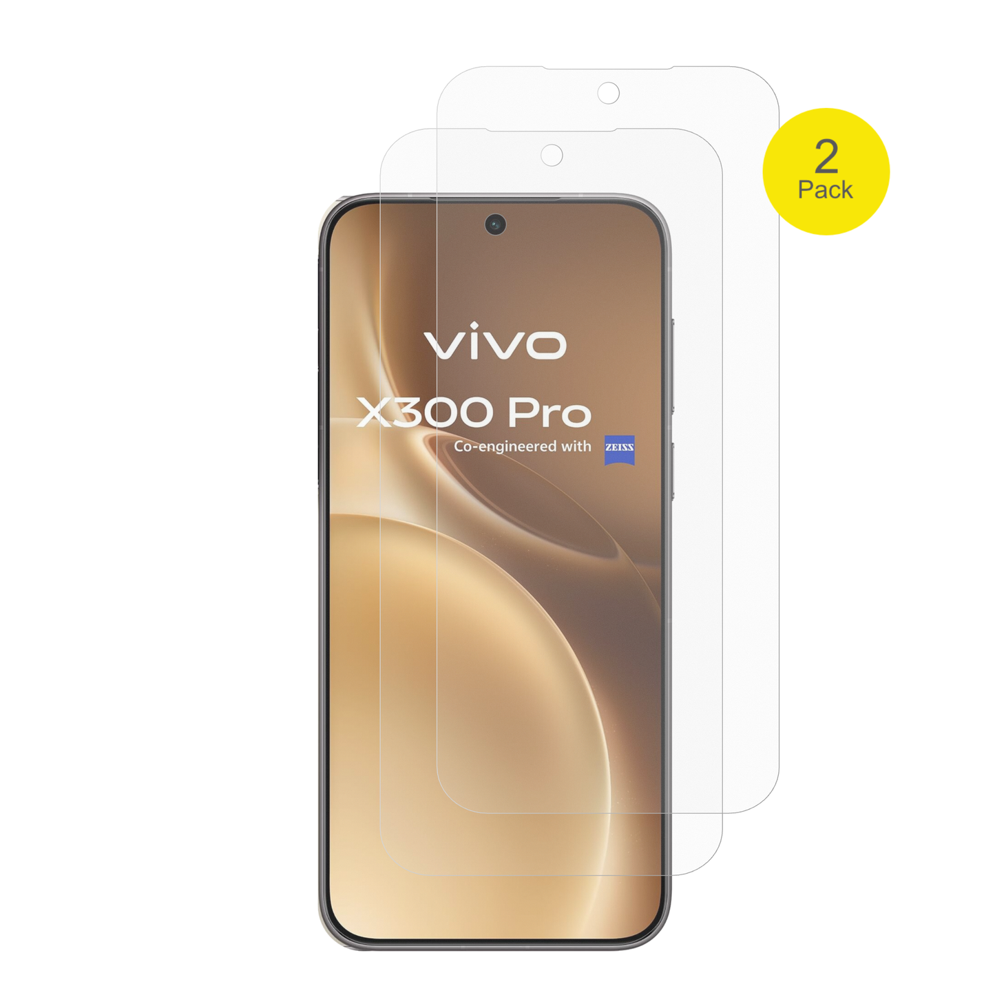 vivox300 pro mit aufgebrachter dipos Flex Schutzfolie, glasklare Darstellung ohne Einschränkungen