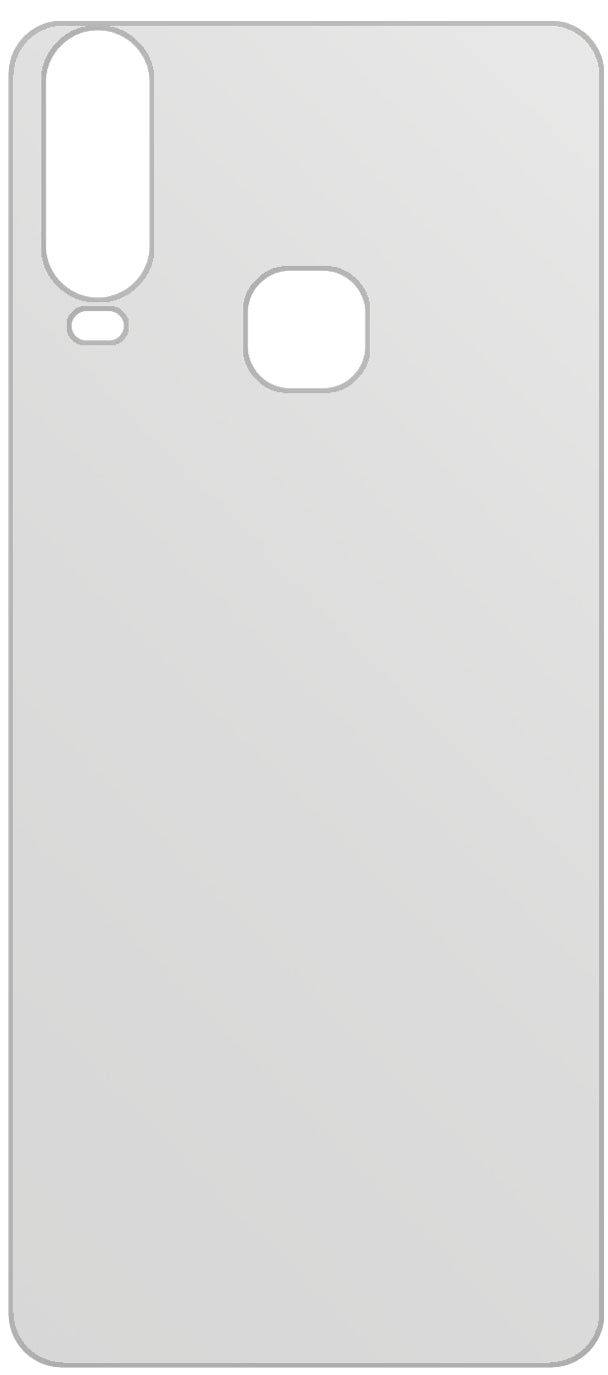 dipos Displayschutz für Vivo Y11 (2019) Rückseite, mattierte Oberfläche, geringe Dicke und perfekte Passform