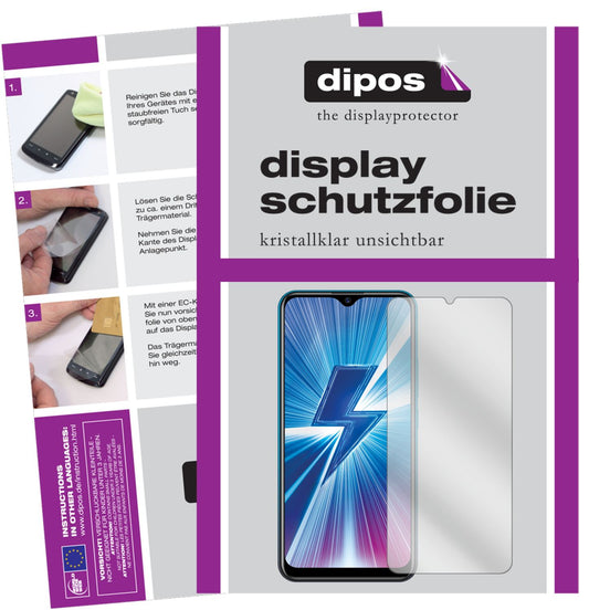dipos 1x Clear Screen Protector for Vivo Y3