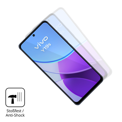 Schutz gegen Kratzer auf dem vivoy19s 5g Glas durch Schlüssel oder Ähnliches