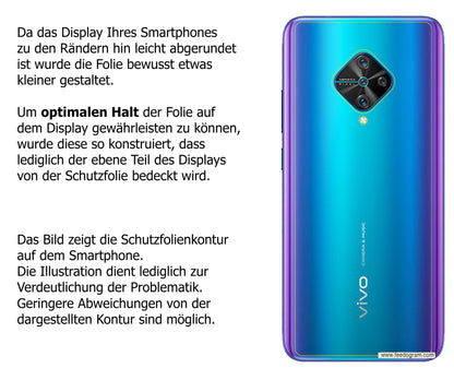 Schutzfolie mit optimaler Passform, zur Verwendung mit Hüllen geeignet