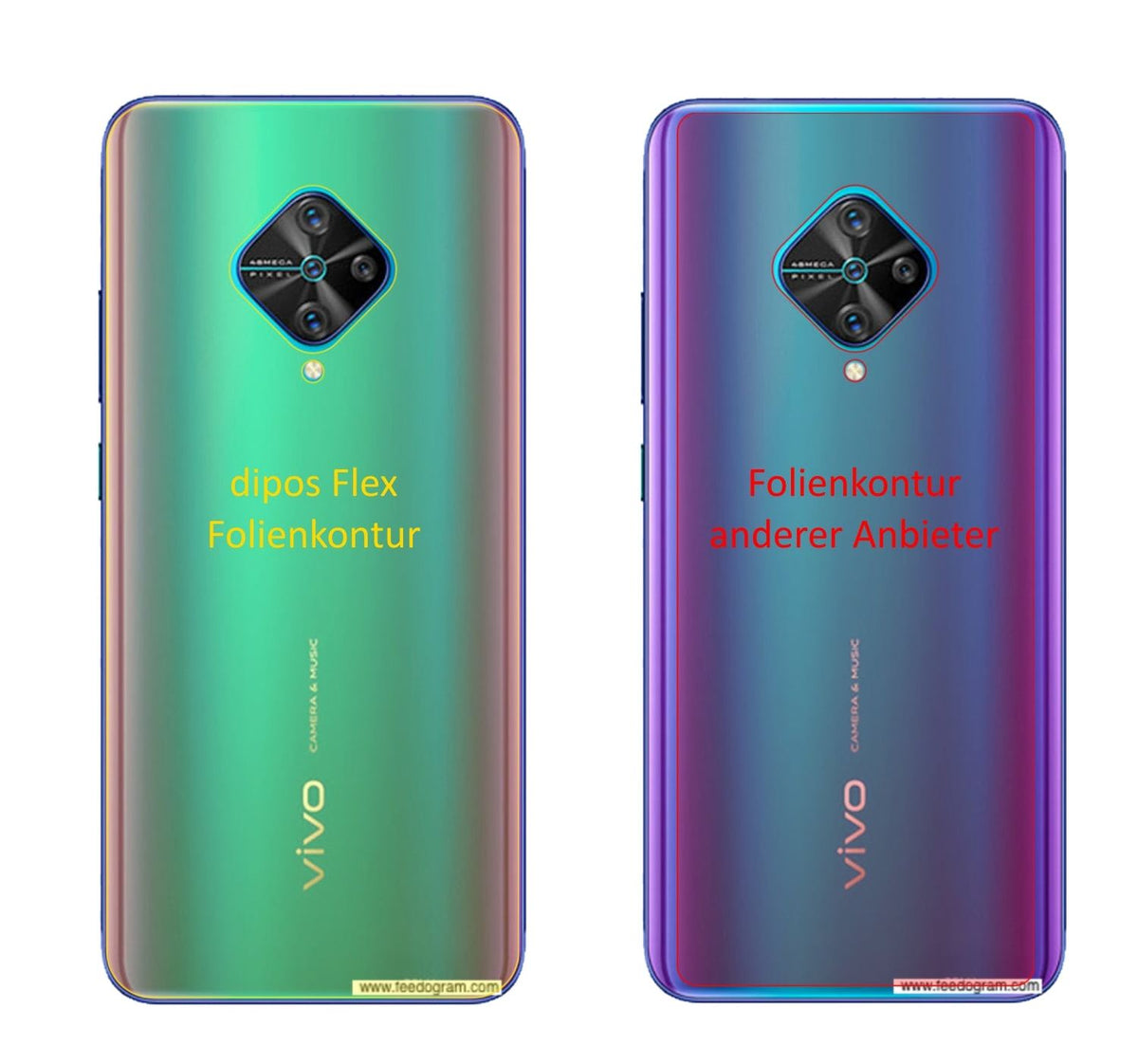3x Screen Protector for Vivo Y51 (2020) back Protective Film covers 100% Flex