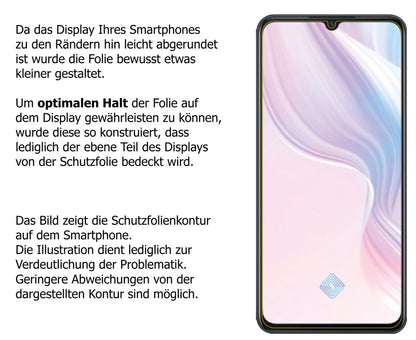 Schutzfolie mit optimaler Passform, zur Verwendung mit Hüllen geeignet