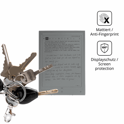 dipos Displayschutz für Viwoods AiPaper Mini 8.2 Zoll, mattierte Oberfläche, Blickschutzfilter und perfekter Passform
