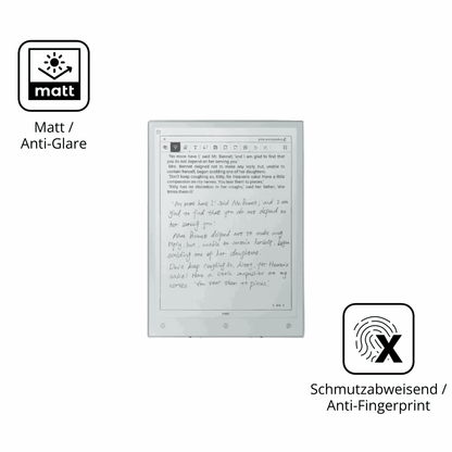 9H Hartbeschichtete, flexible Folie passend zugeschnitten für Viwoods AiPaper Mini 8.2 Zoll