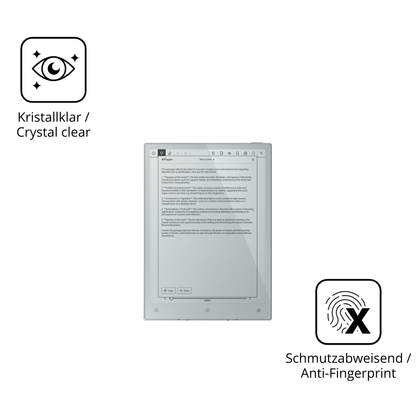 Flexible TPU-Folie passend zugeschnitten für Viwoods AiPaper Reader, vollständige Abdeckung