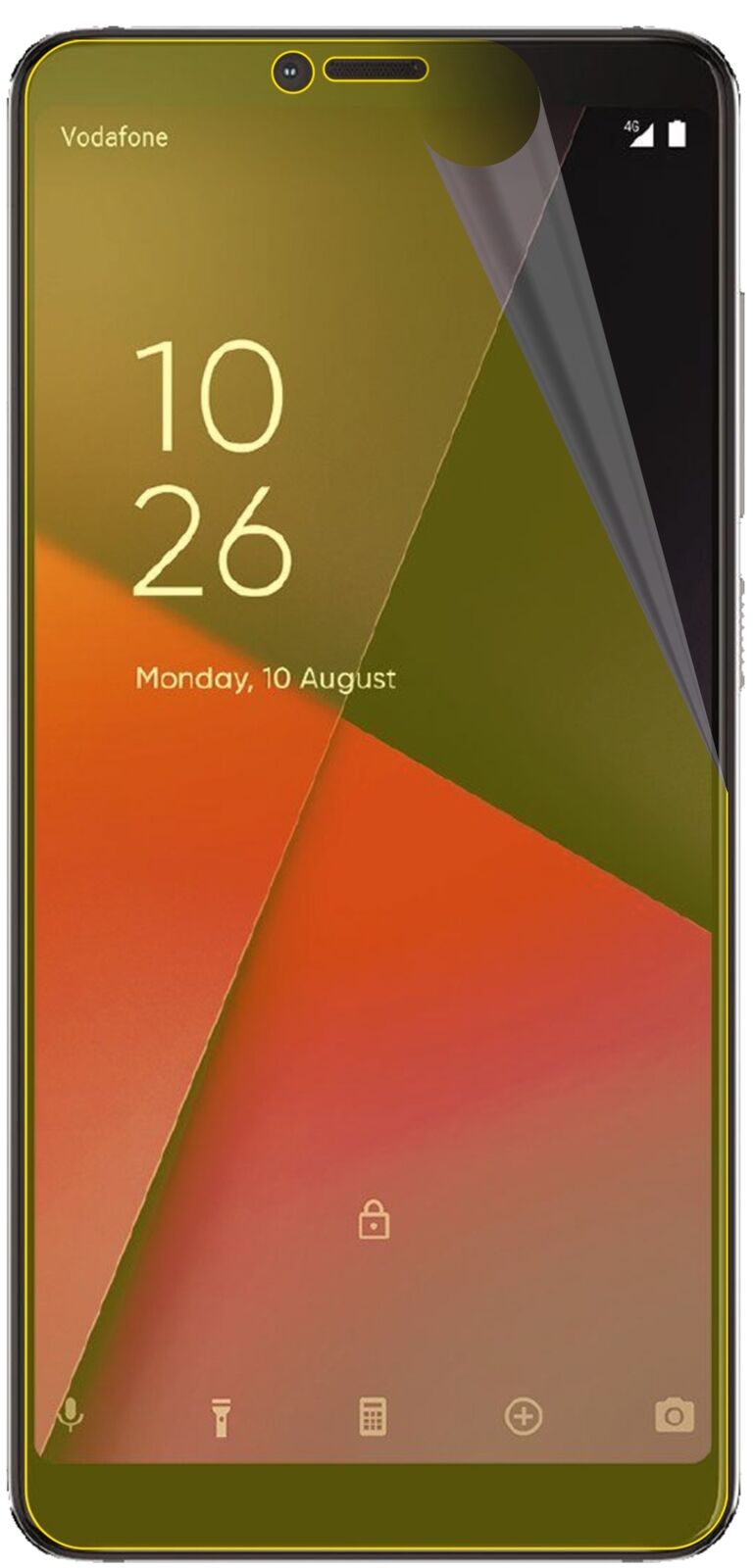 dipos Displayschutz für Vodafone Smart X9, transparente Oberfläche, geringe Dicke und perfekte Passform