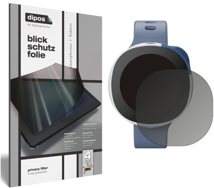 Blickschutzfolie von dipos passend für Vodafone Smart Kids Watch Neo, präziser Zuschnitt und blasenfrei montiert