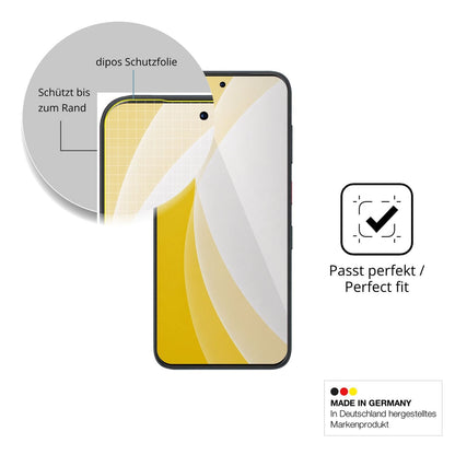 Schutzfolie mit optimaler Passform, zur Verwendung mit Hüllen geeignet