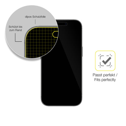 Schutzfolie mit optimaler Passform, zur Verwendung mit Hüllen geeignet
