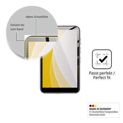 Schutzfolie mit optimaler Passform, zur Verwendung mit Hüllen geeignet