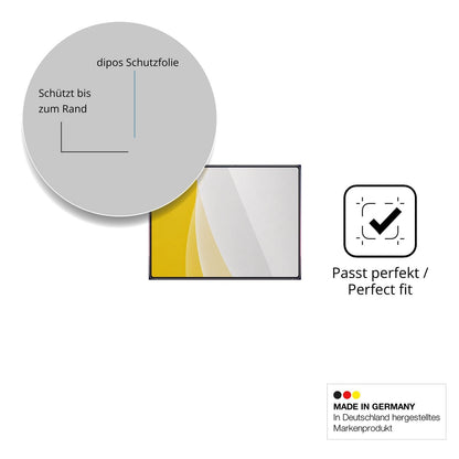 Schutzfolie mit optimaler Passform, zur Verwendung mit Hüllen geeignet