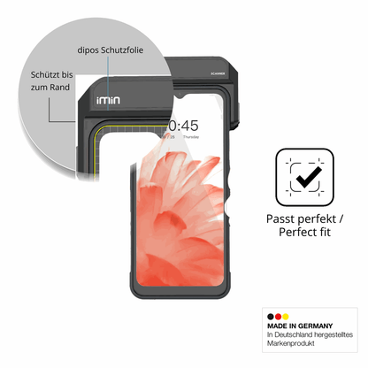 Schutzfolie mit optimaler Passform, zur Verwendung mit H�llen geeignet