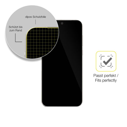 Schutzfolie mit optimaler Passform, zur Verwendung mit Hüllen geeignet