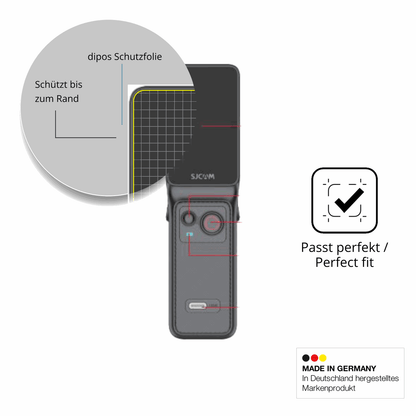 Schutzfolie mit optimaler Passform, zur Verwendung mit Hüllen geeignet