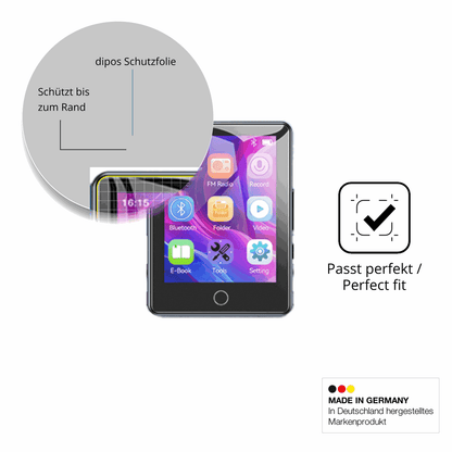 Besonders flexibler Displayschutz mit Anti-Shock-Schicht im Materialmix