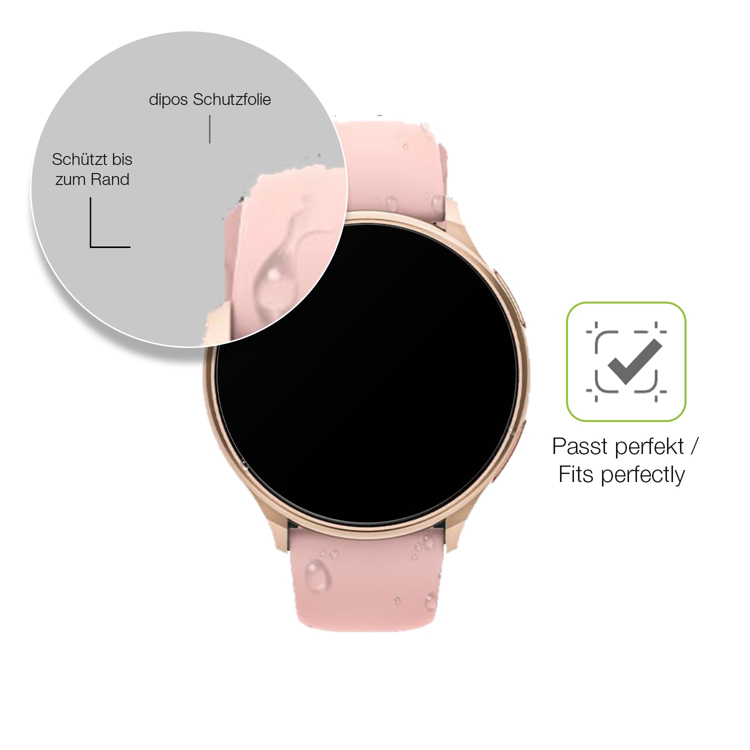Besonders flexibler Displayschutz mit Anti-Shock-Schicht im Materialmix