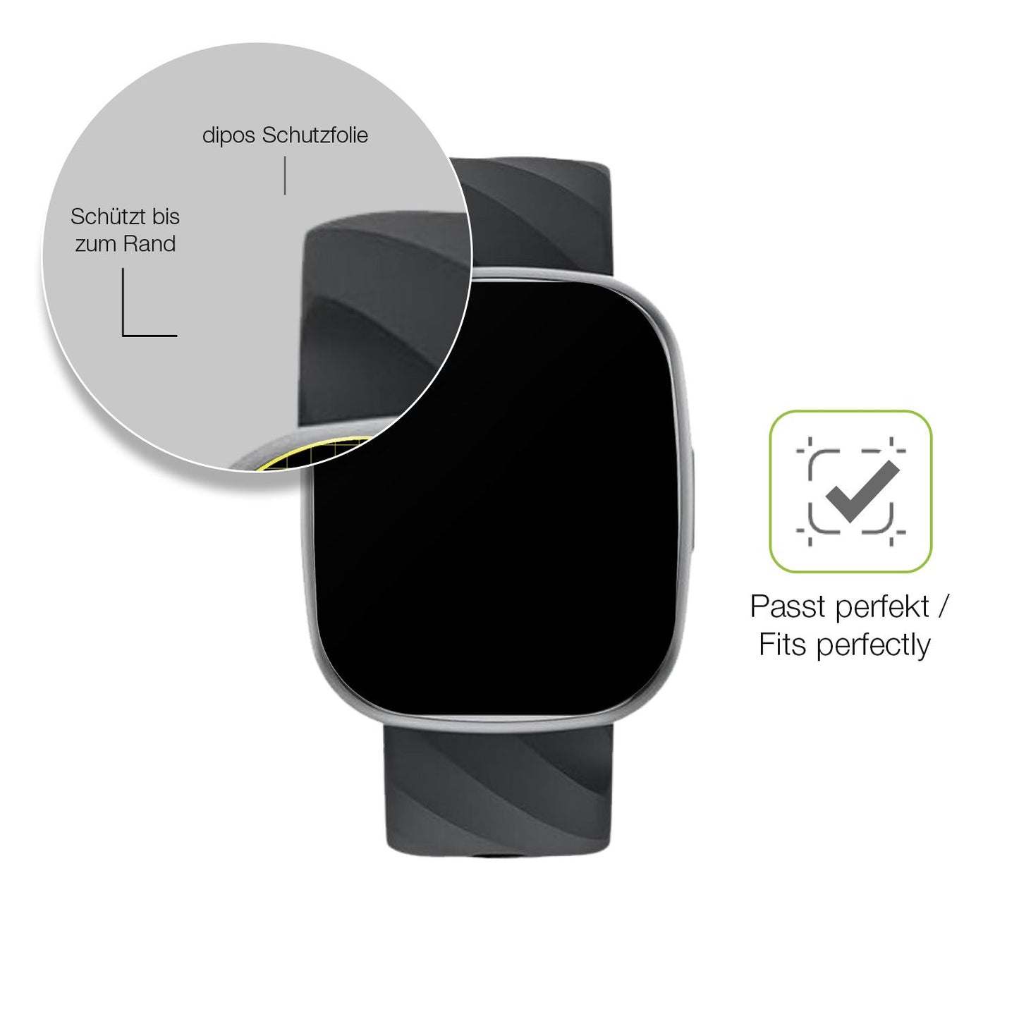 Besonders flexibler Displayschutz mit Anti-Shock-Schicht im Materialmix