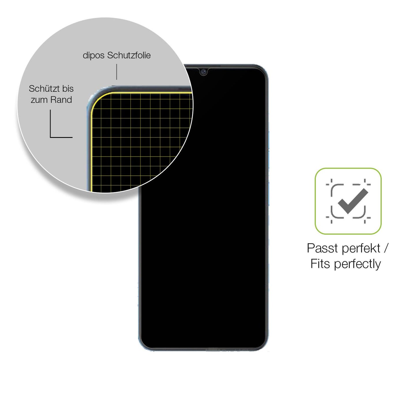 Besonders flexibler Displayschutz mit Anti-Shock-Schicht im Materialmix