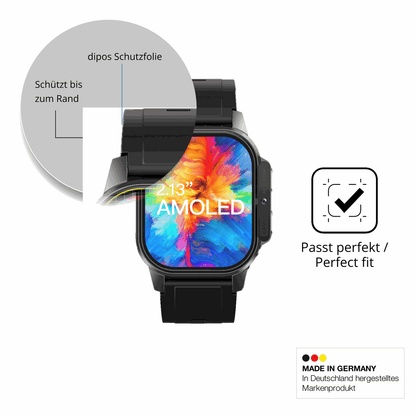 Besonders flexibler Displayschutz mit Anti-Shock-Schicht im Materialmix