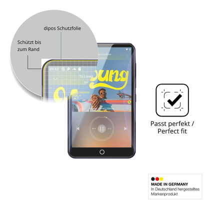 Besonders flexibler Displayschutz mit Anti-Shock-Schicht im Materialmix