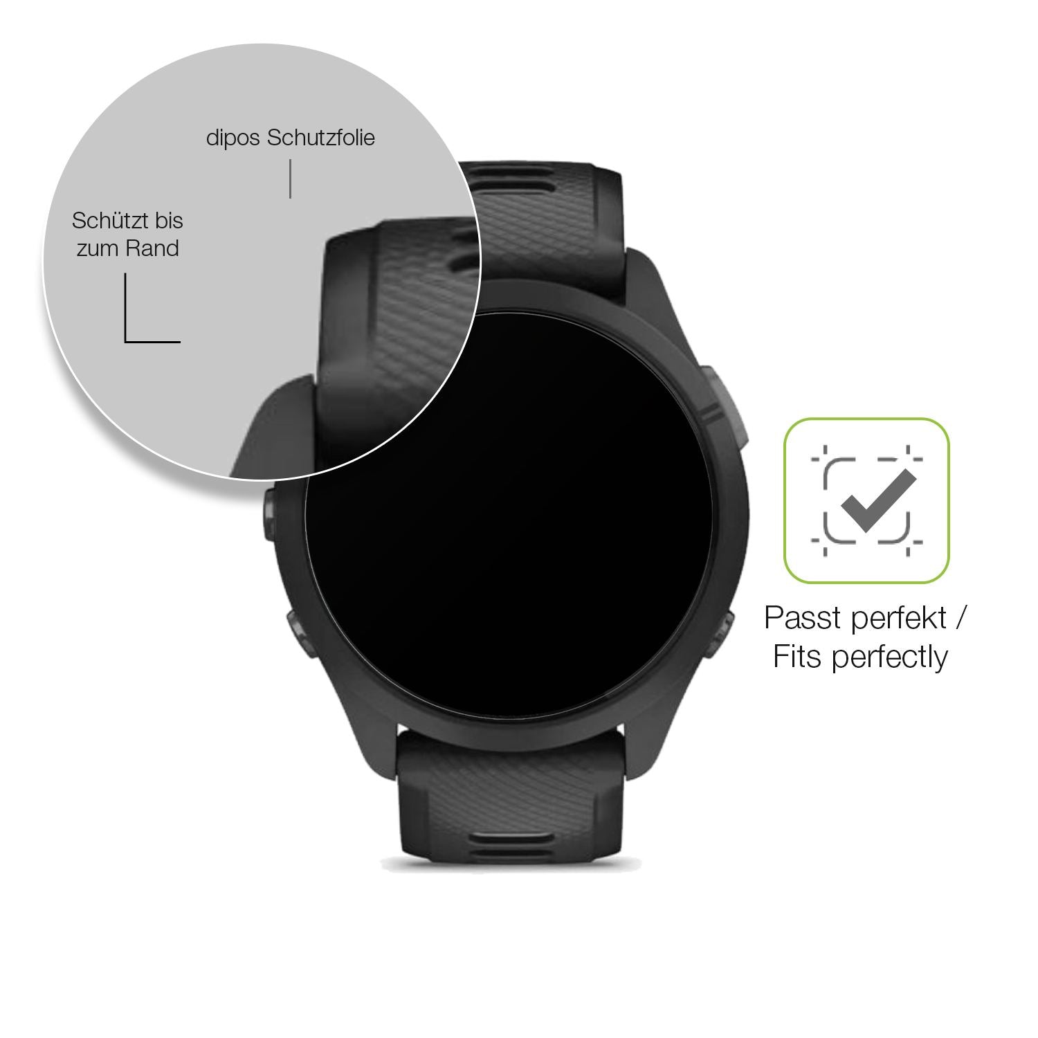 Besonders flexibler Displayschutz mit Anti-Shock-Schicht im Materialmix