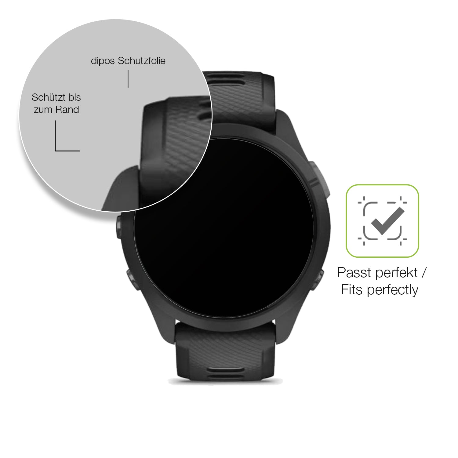 Besonders flexibler Displayschutz mit Anti-Shock-Schicht im Materialmix