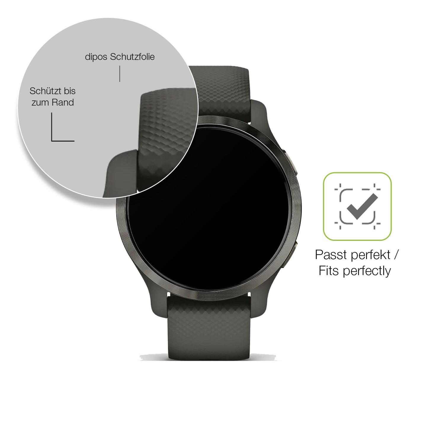 Besonders flexibler Displayschutz mit Anti-Shock-Schicht im Materialmix
